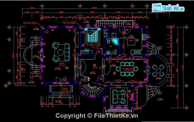 kết cấu biệt thự,kiến trúc 2 tầng,biệt thự 2 tầng,điện nhà biệt thự,biệt thự 2 tầng 15.2x8.1